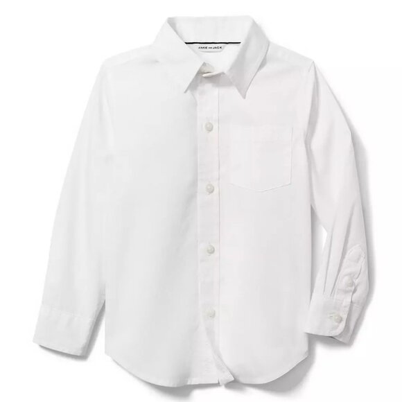 Boys Janie & Jack Cotton Button Down, Size 5 - Picture 1 of 8